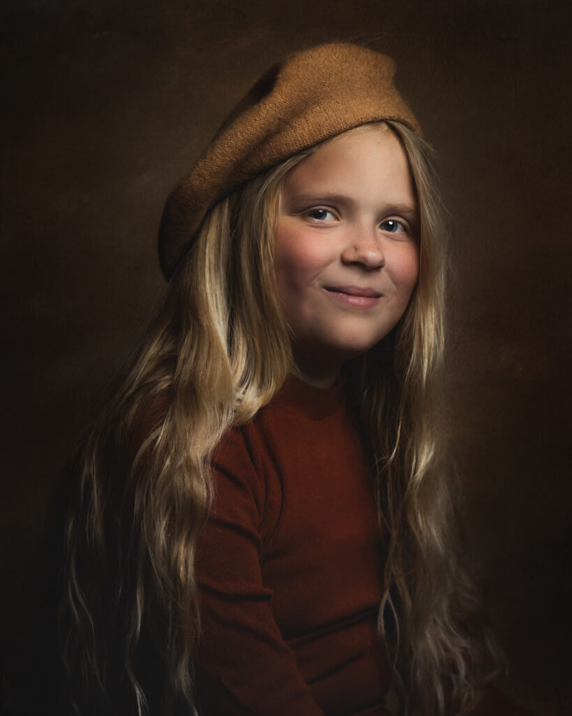 Fine art portretfotografie kind